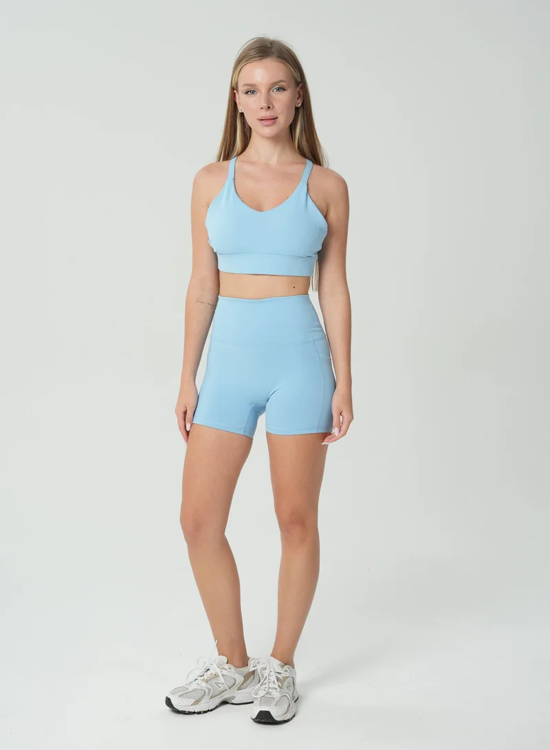 موهوكي موهوكي شورت رياضي Levi Side Pocket Shorts - أزرق سماوي