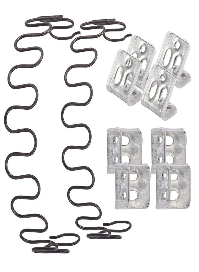 Carkio Sofa replacement Springs,2 PCS 28" Spring with 8 PCS S Clips,4.0 Wire Diameter Sofa Spring Repair Kit Compatible with Seating In Furniture Interior Decoration, Automotive, or Other Applications - Image 1
