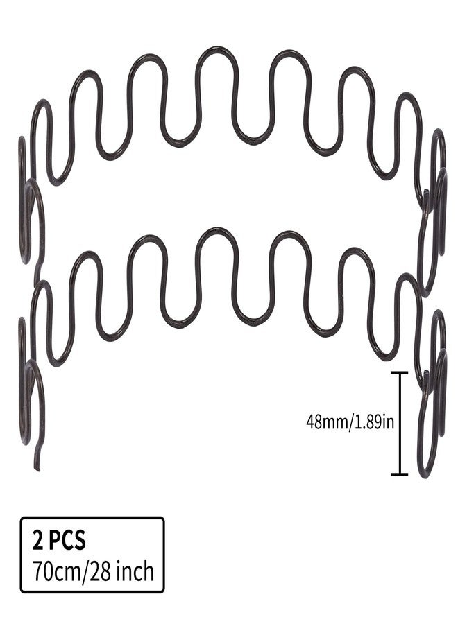 Carkio Sofa replacement Springs,2 PCS 28" Spring with 8 PCS S Clips,4.0 Wire Diameter Sofa Spring Repair Kit Compatible with Seating In Furniture Interior Decoration, Automotive, or Other Applications - Image 3