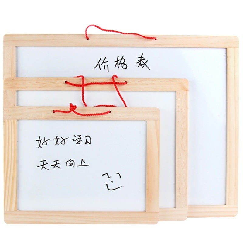 Children'S Small Blackboard Hanging Household Double-Sided Magnetic Chalk Graffiti Drawing Writing Board Baby'S Drawing Board - Image 5