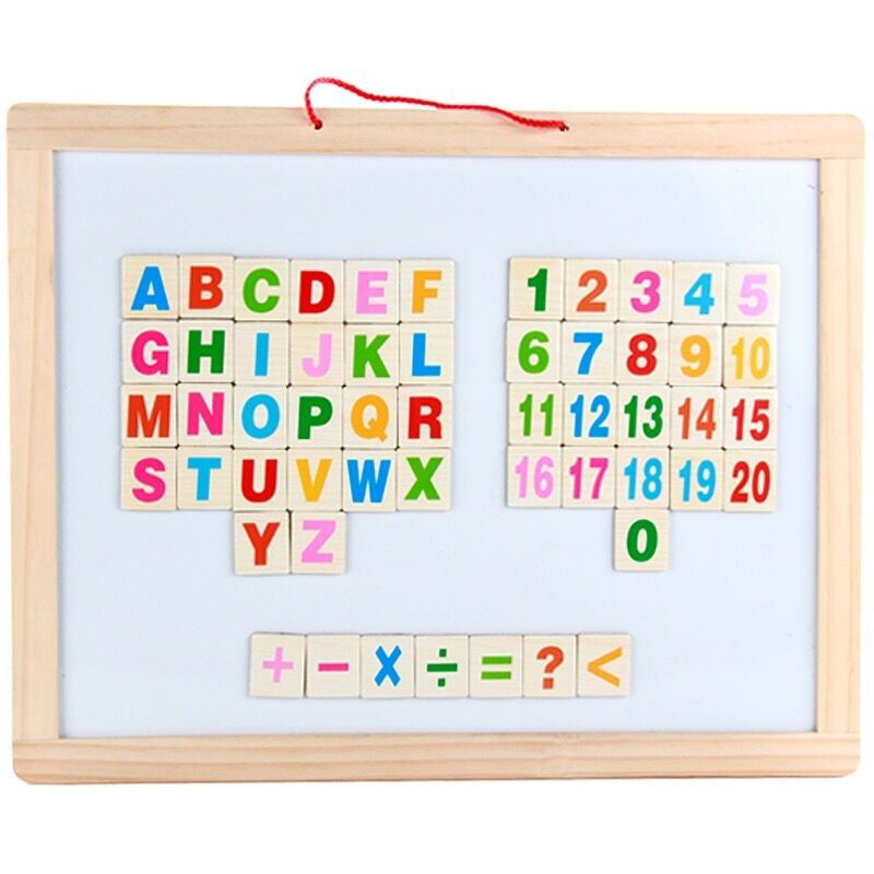 Children'S Small Blackboard Hanging Household Double-Sided Magnetic Chalk Graffiti Drawing Writing Board Baby'S Drawing Board - Image 3
