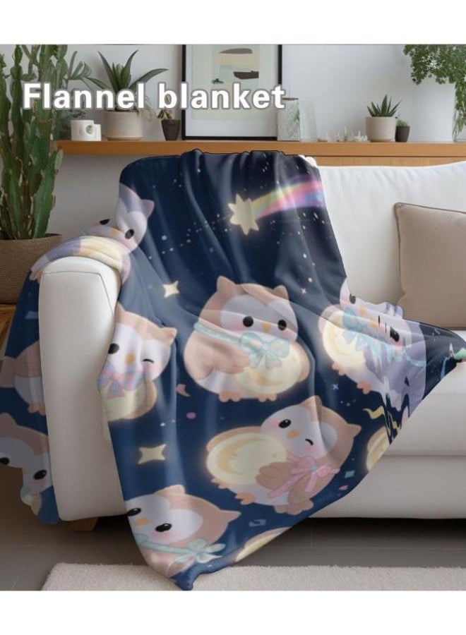 عام Wisdom Fairy (أحدث) بطانية رقيقة من الفانيلا (دافئة ومريحة، ومناسبة للنوم، واستخدام اللعبة، وإزالة الغبار والرمل) 150 سم * 200 سم - 1 - Image 4