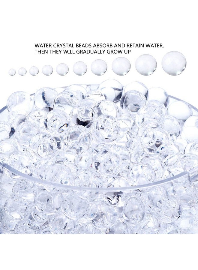 eBoot 10000 Pieces Gel Soil Water Crystal Beads Gel Jelly Water Gems Vase Filler (Clear)  - Image 2