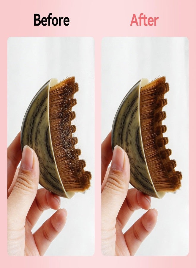 Pinseln Silicone Cleaning Mat for Lymphatic Brush, Foldable Silicone Pad with Multi-Texture, Makeup Brush Cleaner Mats, Cosmetic Cleaning Pads Deep Cleans & Protects Brushes, Portable for Travel Home Use - Image 3