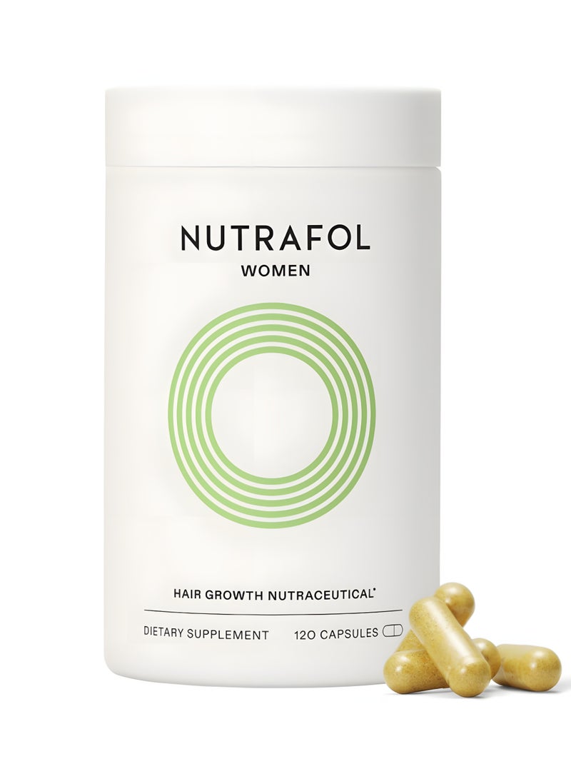 نوترافول مكملات Nutrafol لنمو شعر النساء فيتامينات لعلاج تساقط الشعر والعناية بفروة الرأس تكثيف وتقوية الشعر موصى به من أطباء الجلدية عبوة شهر واحد - Image 1