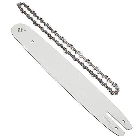 Dumdaar Chainsaw Replacement Guide Bar with Chain Saw Chain Combo Set (22 inch Length) - Image 2
