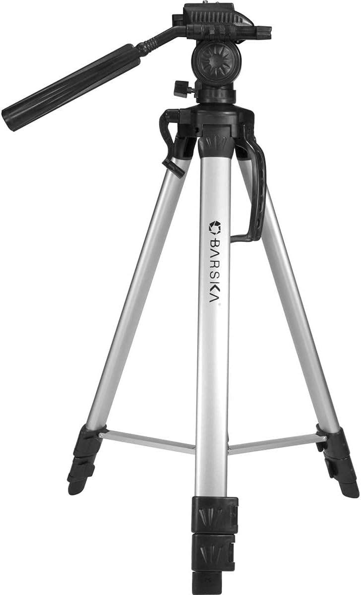 BARSKA BARSKA Deluxe Tripod Extendable to 634 w Carrying Case  GrayBlack - Image 2