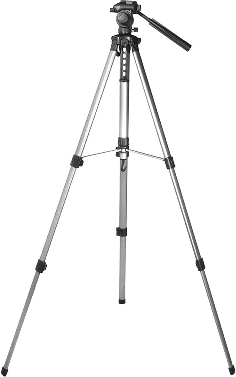 BARSKA BARSKA Deluxe Tripod Extendable to 634 w Carrying Case  GrayBlack - Image 1
