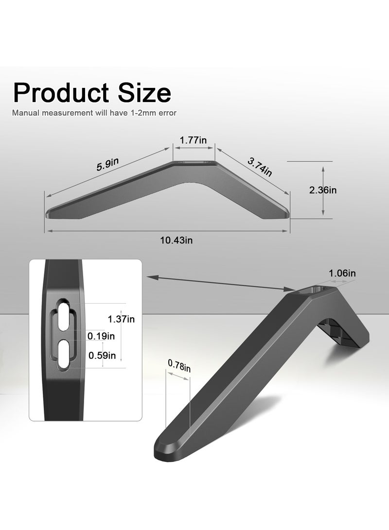 Desktop universal TV Base Black Stand(Only applicable to TVs with mounting holes at the back of the TV)  - Image 4