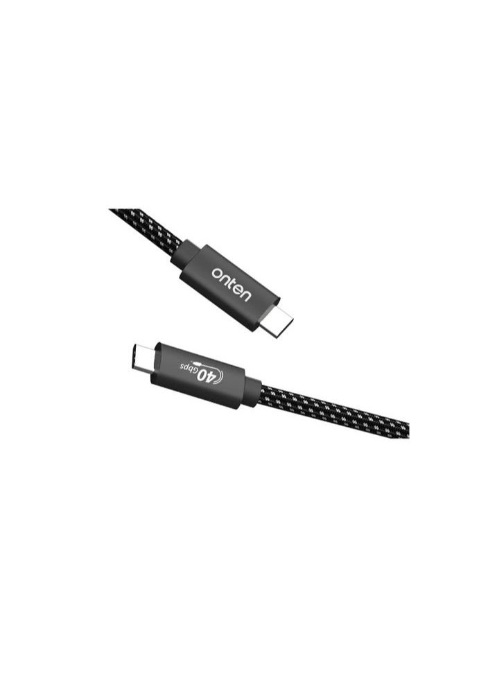 أونتن كابل شحن بيانات USB4 وThunderbolt 4 شحن عالي السرعة 100 وات 5 أمبير 20 فولت 40 جيجابت في الثانية - Image 5