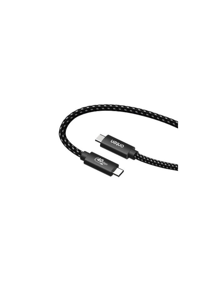 أونتن كابل شحن بيانات USB4 وThunderbolt 4 شحن عالي السرعة 100 وات 5 أمبير 20 فولت 40 جيجابت في الثانية - Image 2