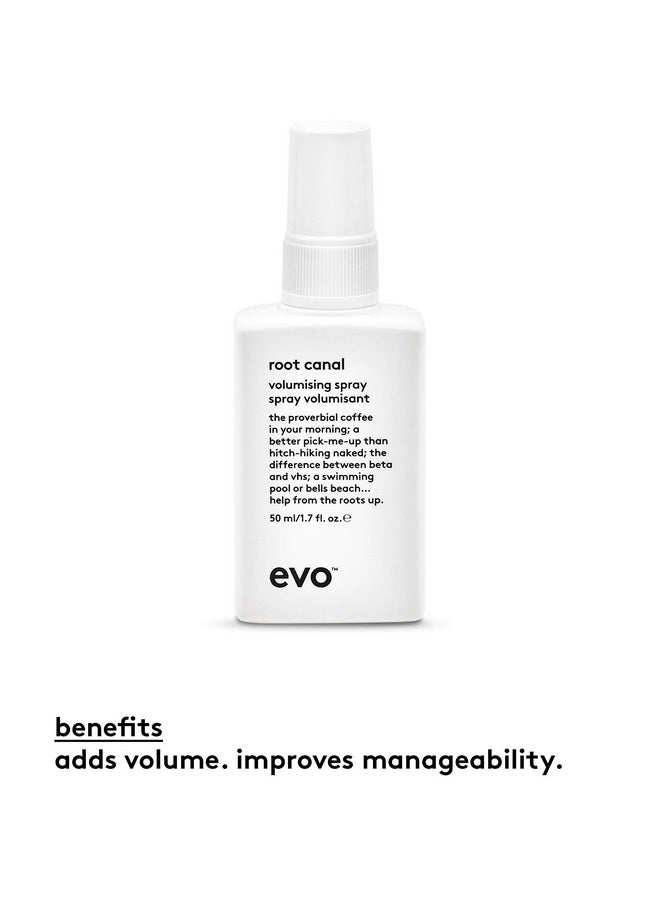 EVO - Root Canal Volumizing Spray Texture Boost Supports Roots Natural Thickening Lightweight Hair Styling Spray Travel Size 50Ml / 1.7Fl.Oz - Image 1