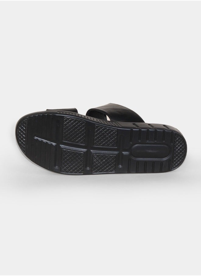 BOTELI High Quality Men Sandals Leather Slippers Breathable and Durable Outdoor Man Black Luxury Slippers  - Image 3