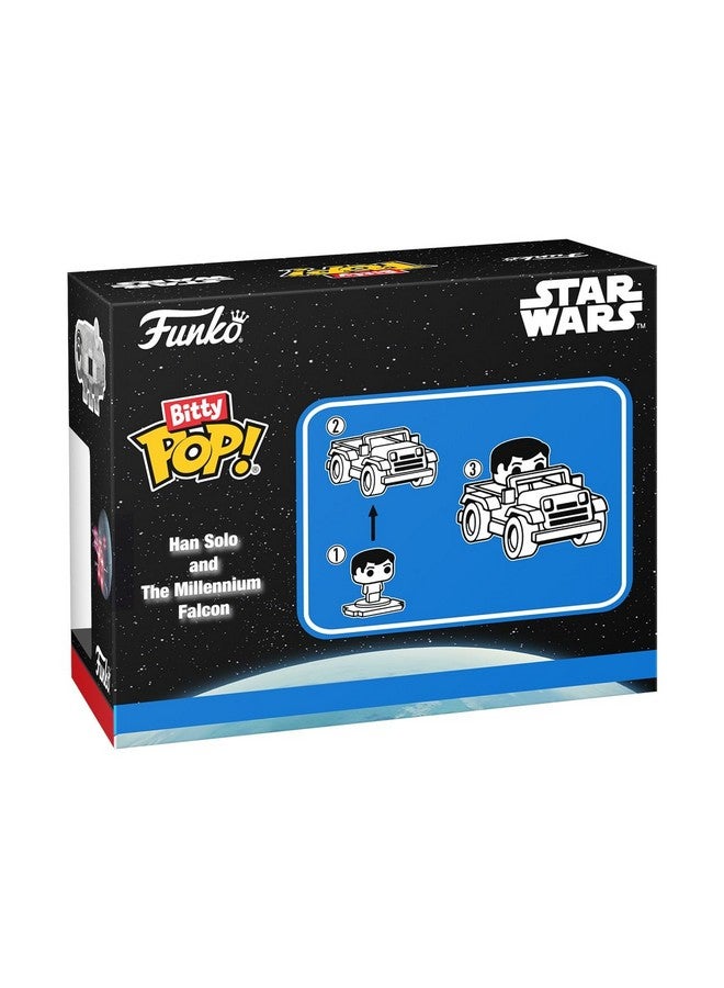 Funko Pop! Bitty Ride: Star Wars - Han Solo with Millenium Falcon - Image 3