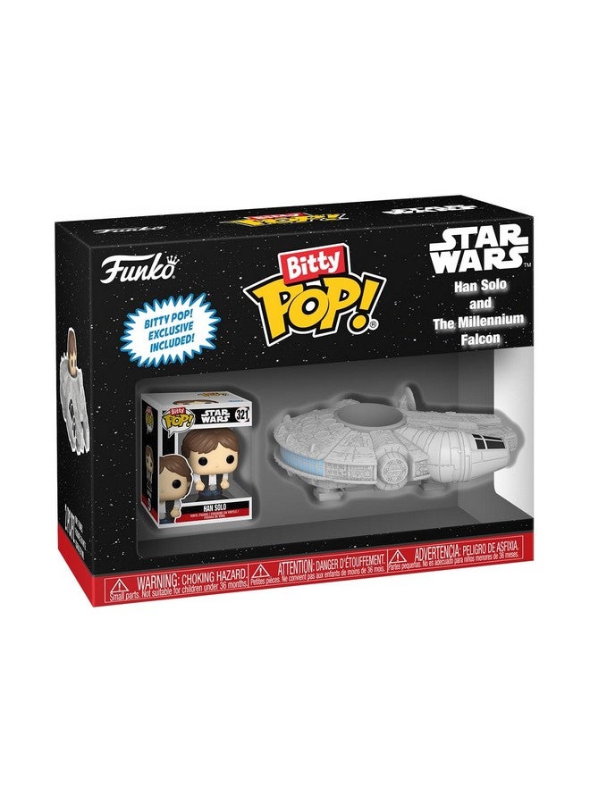 Funko Pop! Bitty Ride: Star Wars - Han Solo with Millenium Falcon - Image 1