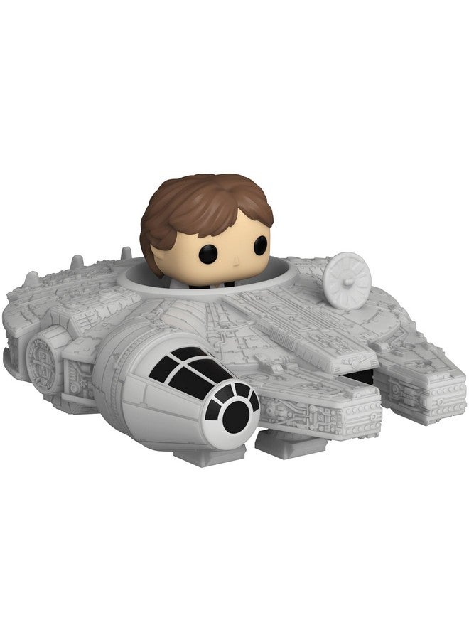 Funko Pop! Bitty Ride: Star Wars - Han Solo with Millenium Falcon - Image 4