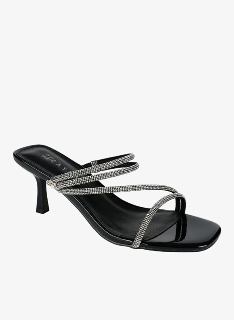 Zayna Black 221-133 Zayna Ladies Mid Heel 22025-13 Black for Women | Best Price UAE