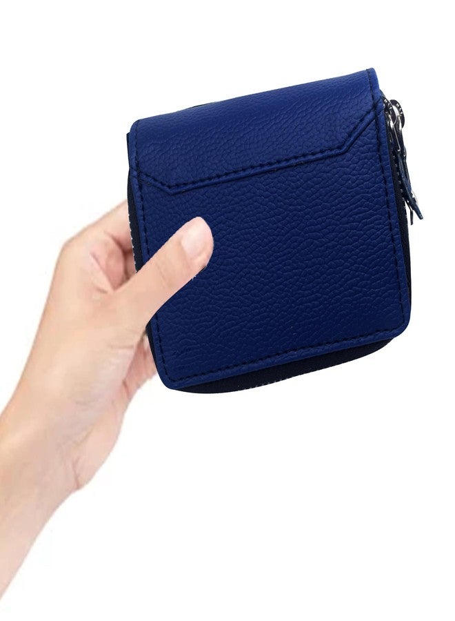 GREEN DRAGONFLY PU Leaher Unisex Skinny Fit Card Wallet(NMB/202306427-Blue) - Image 3