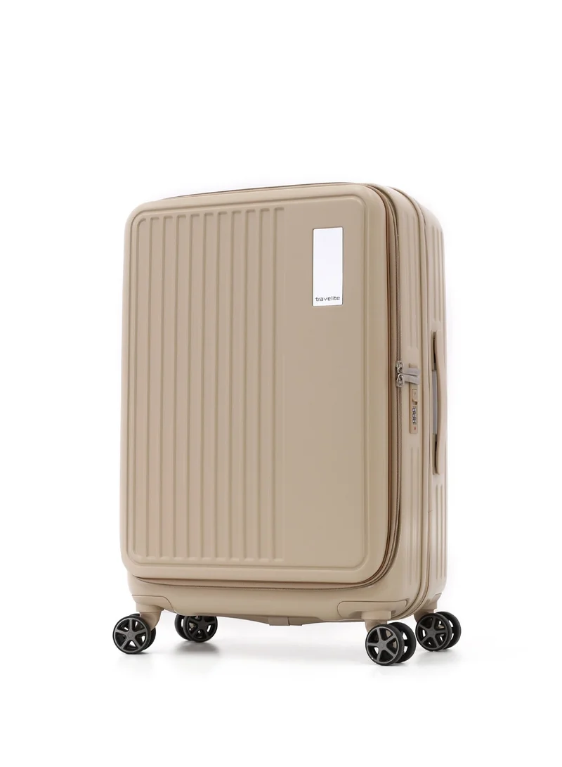 ترافلايت Travelite Hard Shell Luggage Trolley Bag 3-Piece Set, Champagne (S-20",M-24",L-28")