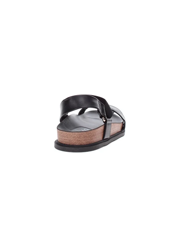 بيرا ريو Beira Rio Ladies Flat Sandals Black | Made In Brazil