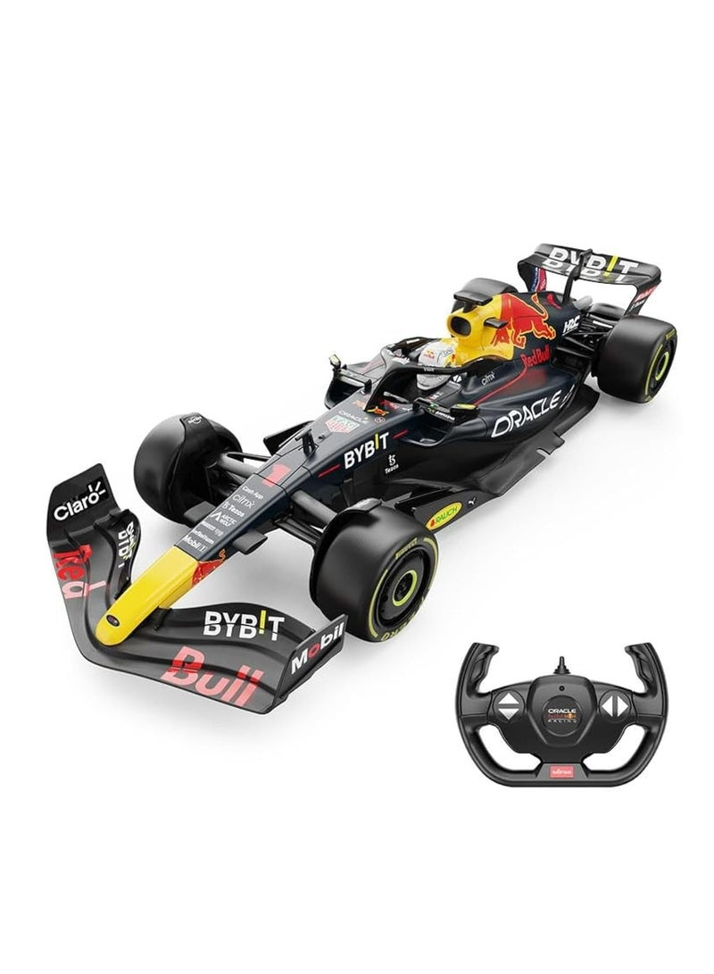 فنفي FUNFY سيارة الفورمولا 1 ريد بول RB18 | مقياس 1:12 | مجموعة سباقات F1 | تحكم عن بعد 2.4GHz | سيارة ABS عالية السرعة للأطفال والكبار - Image 1