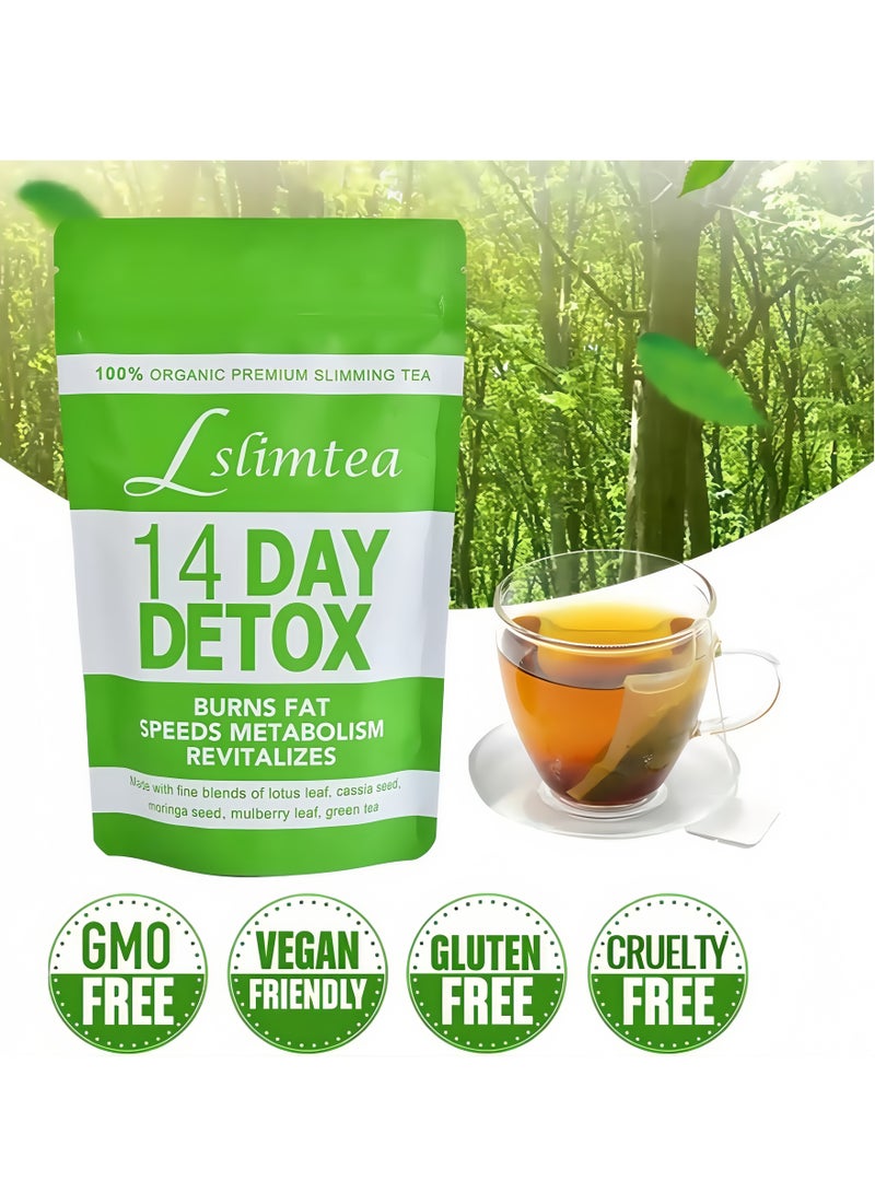 Wins Town Detox Tummy Tea Bags Support Healthy Digestive And Metabolism 14 Bags - Image 1