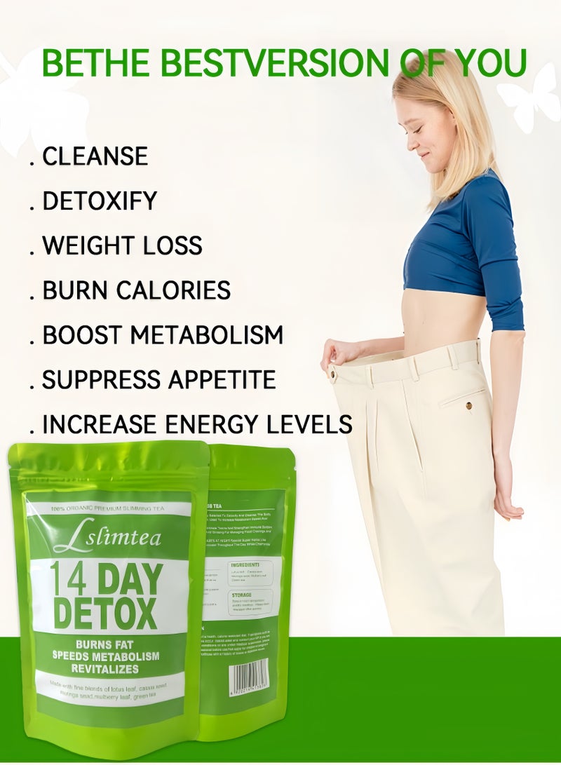 Wins Town Detox Tummy Tea Bags Support Healthy Digestive And Metabolism 14 Bags - Image 2