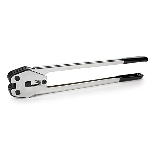 IDL Packaging C-5004 Regular-Duty Strapping Sealer/Crimper for 1/2" Polyester (PET) Strapping - Less Effort in Closing The Seal with Long Handles - Heat-Treated Wearing Steel Parts - Image 1
