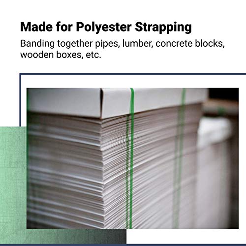 IDL Packaging C-5004 Regular-Duty Strapping Sealer/Crimper for 1/2" Polyester (PET) Strapping - Less Effort in Closing The Seal with Long Handles - Heat-Treated Wearing Steel Parts - Image 5