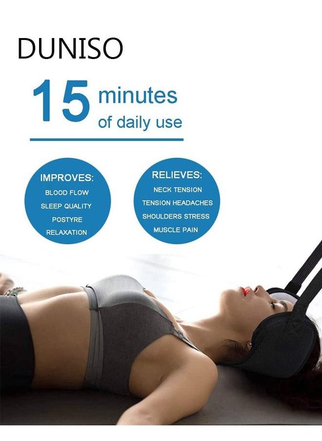 DUNISO - Original Neck Hammock Portable Cervical Traction Device for Neck Pain Relief and Relaxation - Image 1