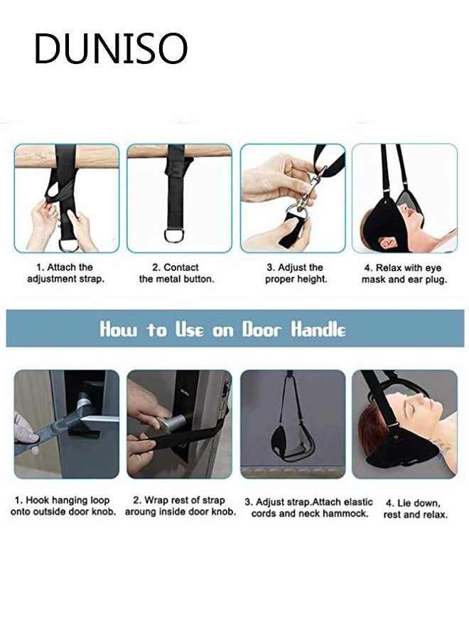 DUNISO - Original Neck Hammock Portable Cervical Traction Device for Neck Pain Relief and Relaxation - Image 1