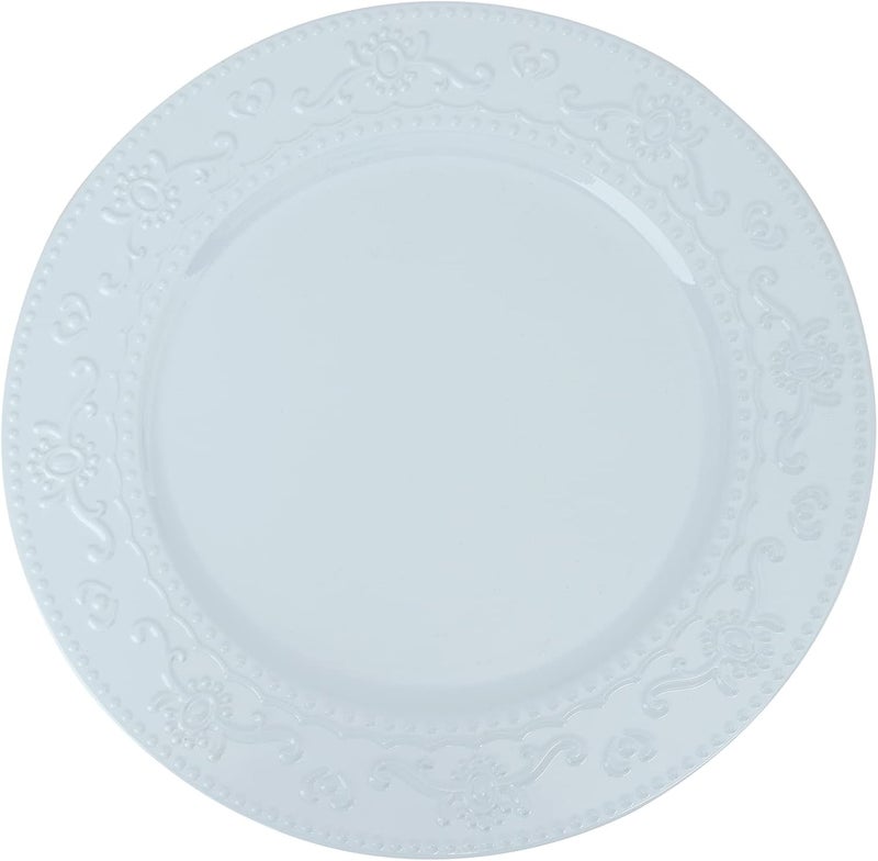 Brightalk 13Inch Charger Plates 6Pcs Dinner Plate Chargers Round Server Ware Compatible with Ceramicchina tableware Blue - Image 1