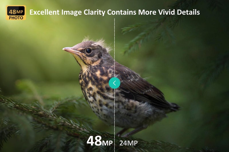 Meidase Trail Camera, 2K 48MP, Clear 100ft Night Vision Motion Activated, Hunting Game Camera with Fast 0.1s Trigger Speed, IP66 Waterproof - Image 3