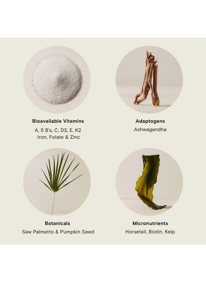 Moon Juice - SuperHair - Bottle (120 Capsules) - Hair Growth Vitamins - Multivitamins & Organic Ashwagandha - Reusable Glass Bottle - 3rd Party Tested - 100% Traceable - Vegan, Gluten Free, Non GMO - Image 3