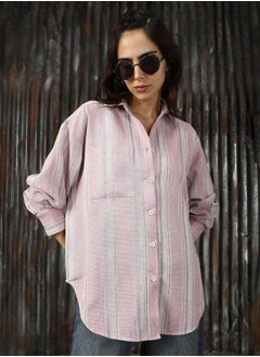 Striped Spread Collar Buttoned Shirts - pzsku/Z316B05EFCB6BD210C737Z/45/1741341274/61963659-c89d-4176-a8be-fbb039c1084e