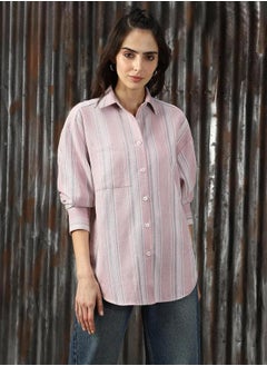 Striped Spread Collar Buttoned Shirts - pzsku/Z316B05EFCB6BD210C737Z/45/1741341274/d6ab7276-df41-463c-831c-b2a76cab5bd3