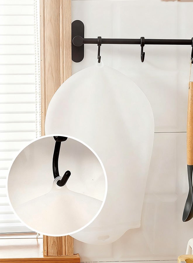 Food Grade Silicone Kneading Bag -Cutting Edge Knife and Rolling Pin, Reusable Kneading Dough Bag Flour Mixing Preservation Bag - Image 3