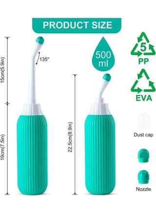 Portable Bidet Sprayer, Travel Bidet with Carry Bag, Essentials for Postpartum Perineal Care,Hemorrhoid Treatment(Green) - view 4