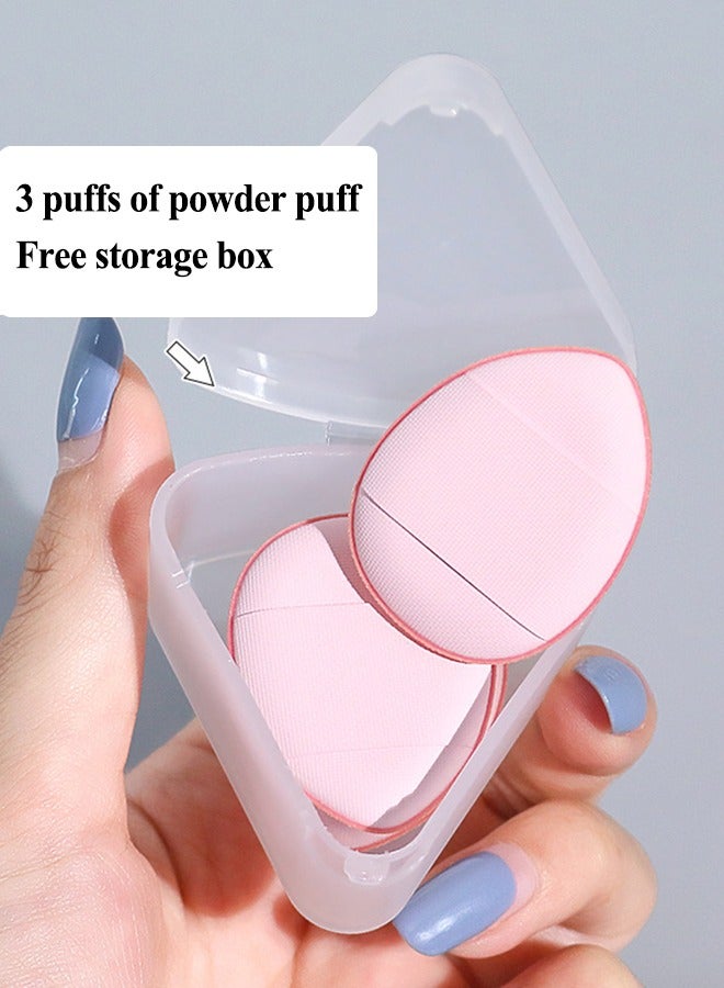 NIBEMINENT Small&Mini Pink Makeup Sponge - 3PCS In Box or 10PCS In bag - Image 2
