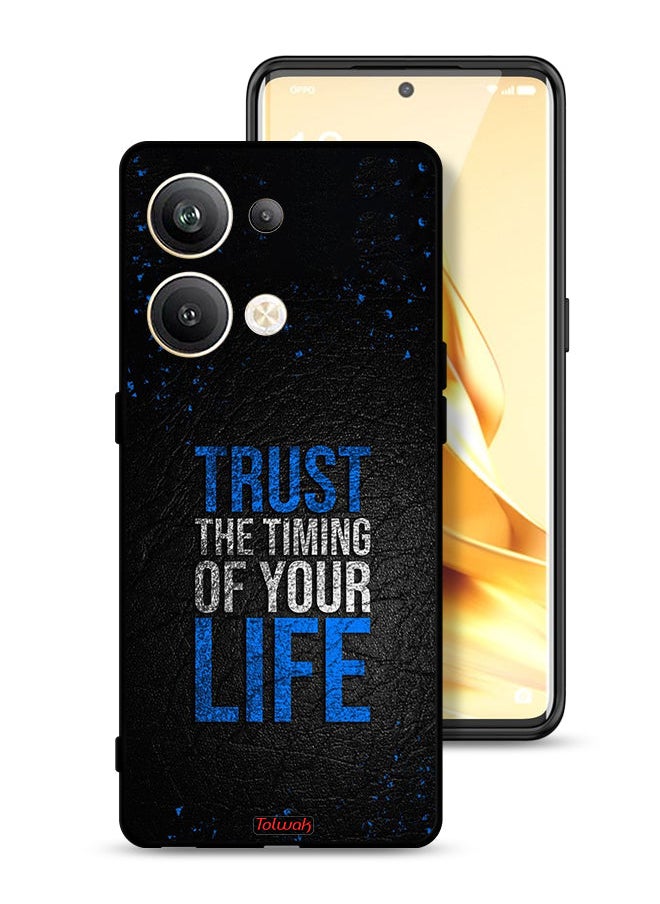 Tolwak - Oppo Reno9 Pro Plus 5G Protective Case Cover Trust The Timing Of Your Life - Image 1