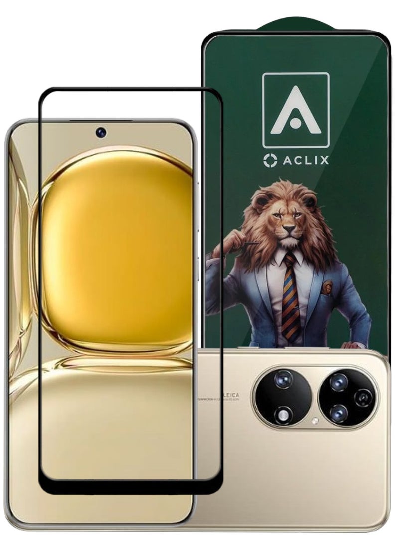 ACLIX Antistatic ESD Dustproof Premium Quality High Definition Tempered Glass Screen Protector Designed For Huawei P50 - Image 1