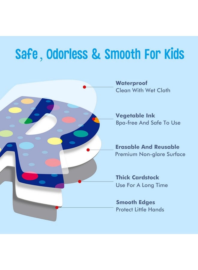 سبرايت جرو مجموعة مكونة من 288 قطعة من حروف الأبجدية، تتضمن 78 قطعة من الحروف الكبيرة، و78 قطعة من الحروف الصغيرة، و30 قطعة من الأرقام من 0 إلى 9 وعلامات الترقيم، وحروف السبورة للفصول الدراسية لديكور المنزل والمدرسة - Image 3