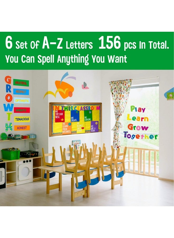 سبرايت جرو مجموعة مكونة من 288 قطعة من حروف الأبجدية، تتضمن 78 قطعة من الحروف الكبيرة، و78 قطعة من الحروف الصغيرة، و30 قطعة من الأرقام من 0 إلى 9 وعلامات الترقيم، وحروف السبورة للفصول الدراسية لديكور المنزل والمدرسة - Image 5