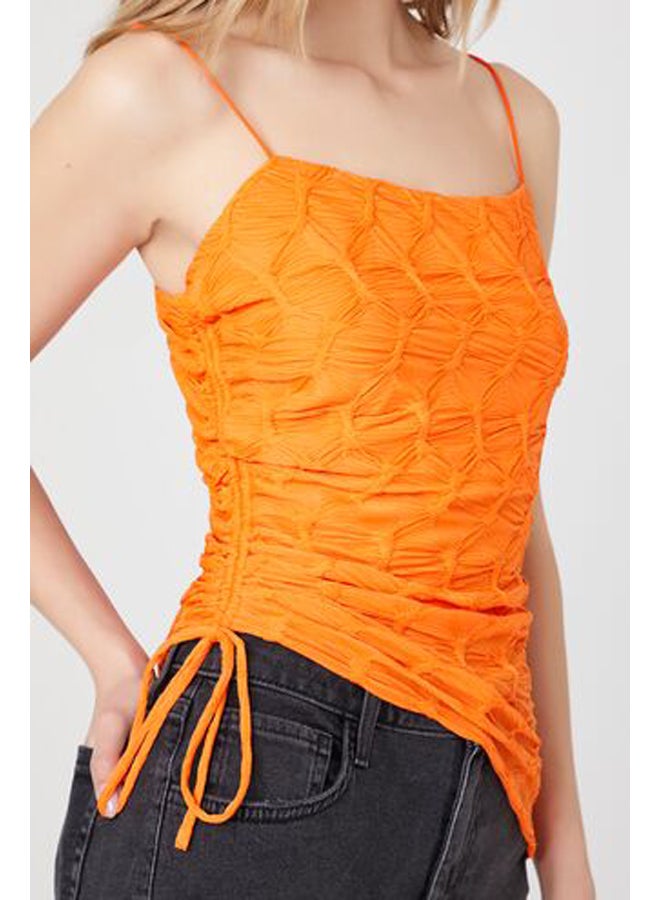 FOREVER 21 Asymmetrical Drawstring Cami - Image 4