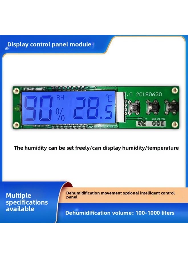 Generic Electronic Moisture-proof Box Dehumidification Movement Drying Box Dehumidification Movement Accessories Automatic Digital Dehumidifier Moisture Absorption Card-Color:Large Dehumidification MoVement 110V (within 300l)-0l  - Image 4