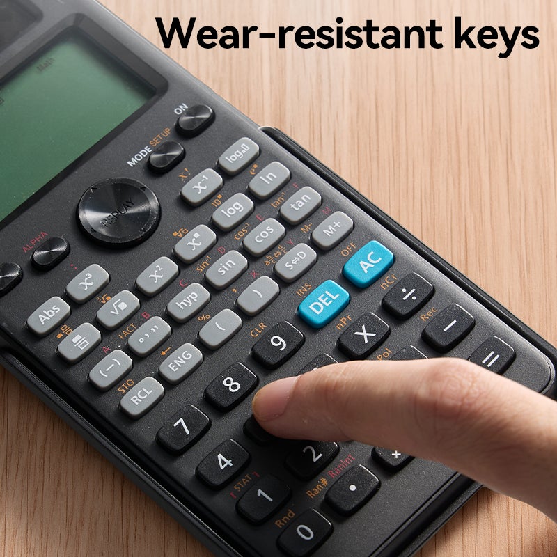 Deli D82ES Scientific Calculator 252 Functions Dual Power LCD Display for Students and Professionals - Image 5