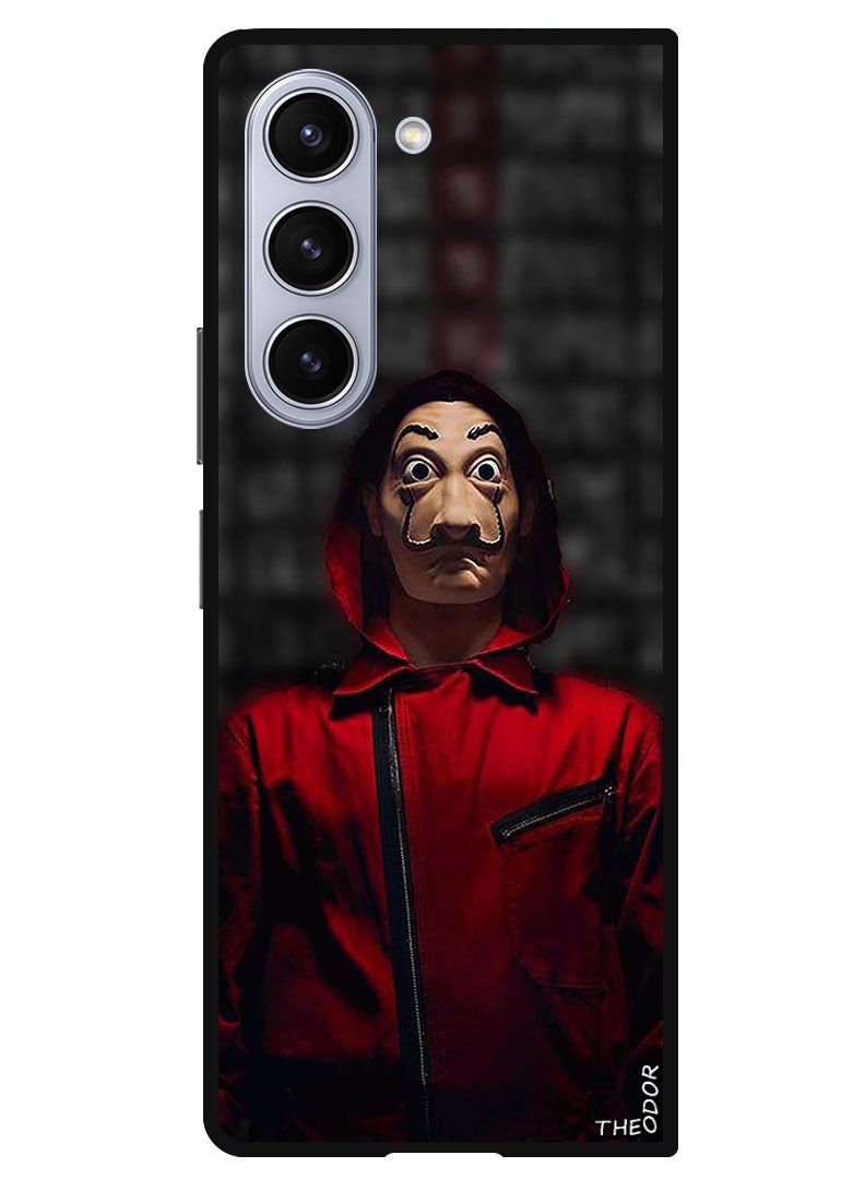 Theodor Protective Case Anti Scratch Shock Proof Bumper Cover For Samsung Galaxy Z Fold 6 Red Jokar Mask - Image 1