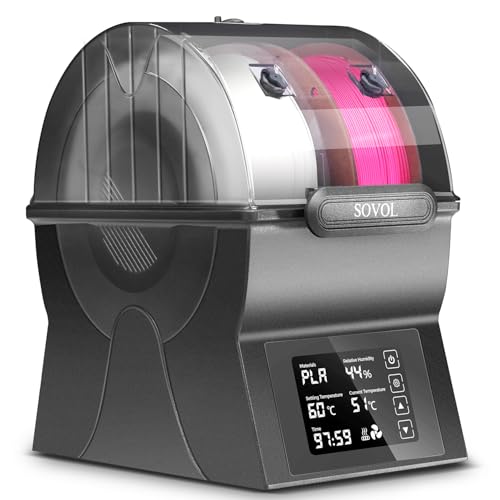Sovol Filament Dryer, SH02 Dry Box Filament Sealed Storage Box 3D Printer Spool Holder with PTC Heater, Filament Dehydrator with Touch Screen, One Key Set, Compatible with PLA PETG TPU ABS 1.75/2.85mm - Image 1