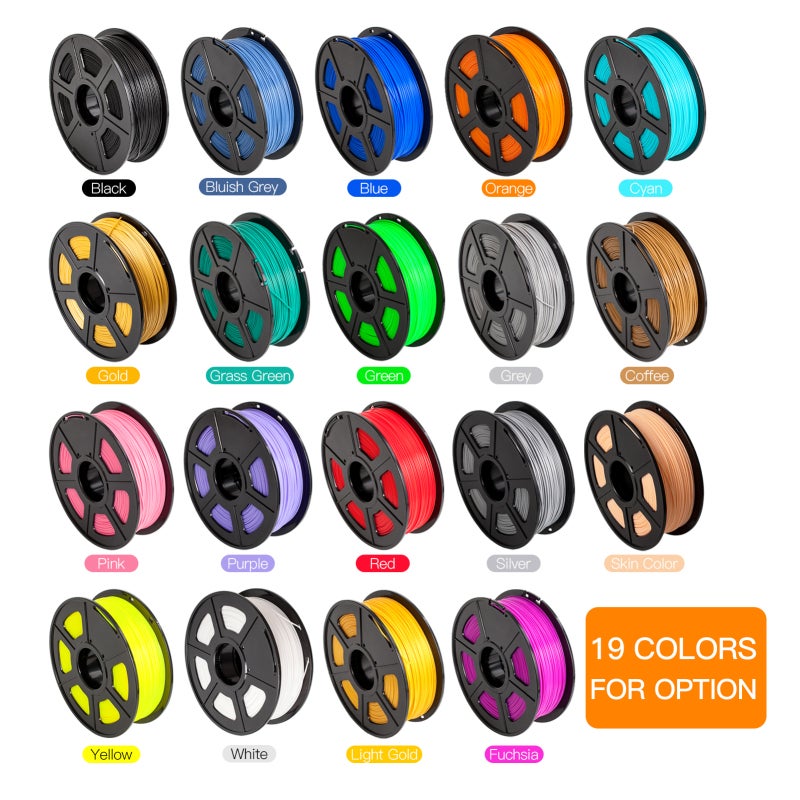 SUNLU PLA+ 3D Printer Filament 1.75mm Dimensional Accuracy +/- 0.02mm 1kg(2.2lbs) Spool, Blue - Image 2