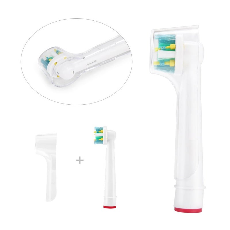 Grop Toothbrush Replacement Heads Refill for Oral Electric Toothbrush Pro 1000 Pro 3000 Pro 5000 Pro 7000 Vitality Floss Action,8 Count with Covers - Image 5
